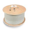 8947c Cabeus | Кабель витая пара F/UTP кат.6 4х2х23AWG solid PVC нг(А)-LS FTP-4P-Cat.6-SOLID-GY сер. (уп.305м)