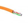 19C-U6-12OR-B305 Eurolan | Кабель U/UTP кат.6 4 пары 23 AWG нг(А)-HF внутр. прокладки оранж. (305м) (кор.)