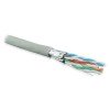 47958 Hyperline | Кабель витая пара U/FTP кат.6 4х2х23AWG solid LSZH нг(А)-HF UFTP4-C6-S23-IN-LSZH-GY-500 (м)