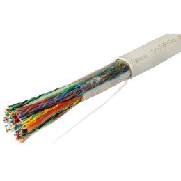 10168c Cabeus | Кабель витая пара UTP (U/UTP) кат.5 50 пар 24 AWG ож solid LSZH нг(А)-HF UTP-50P-Cat.5-IN-LSZH (м)