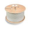 7196c Cabeus | Кабель витая пара U/FTP кат.6a 4х2х23AWG solid PVC нг(А)-LS STP-4P-Cat.6a-SOLID-IN-PVC сер. (уп.305м)