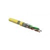 444011 Hyperline | Кабель S/FTP кат.7 4х2х26 AWG многопров. жилы patch PVC ISFTP4-C7-P26/7-PVC-YL для сетей Industrial Ethernet желт. (уп.500м)