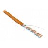 46858 Hyperline | Кабель витая пара U/UTP кат.5E 4х2х24AWG solid LSZH нг(А)-HF UUTP4-C5E-S24-IN-LSZH-OR-305 оранж. (уп.305м)