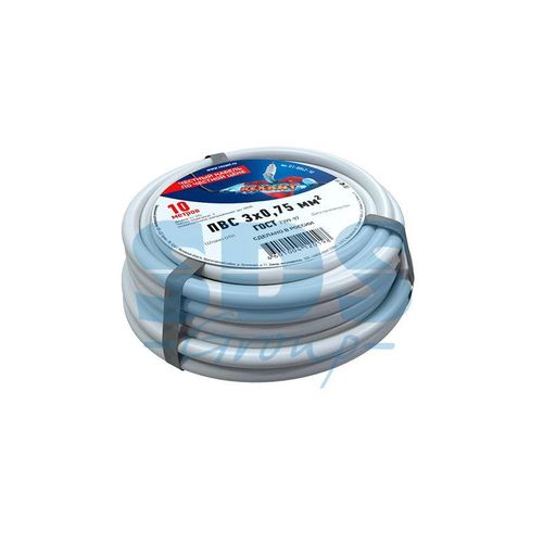 01-8042-10 Rexant | Провод ПВС 3x0.75 Б (уп.10м)