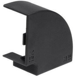EL-KK10D-P-016-016-K02 IEK | Угол для кабель-канала 90град. КМП 16х16 черн. (уп.4шт) ELECOR