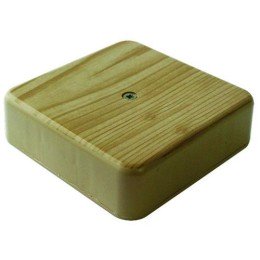 КР-513130075-056 Урал Пак | Коробка распаячная 75х75х28мм для кабель-канала светлое дерево Урал
