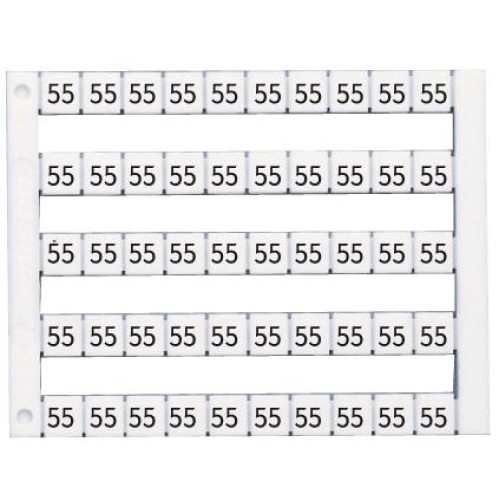 505020 Klemsan | Маркировка горизонтальная DY5 (1-10) 1 пластина - 50шт (уп.500шт)