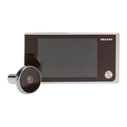 45-1114 Rexant | Видеоглазок дверной DV-114 с цветным LCD-дисплеем 3.5дюйм широкий угол обзора 120град.