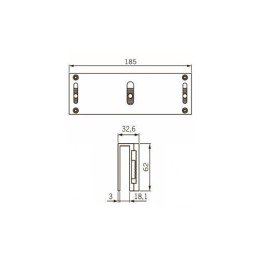 269905 dormakaba | Кронтшейн U-образный UBG-10/12 для EMC 600 ALH