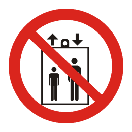 pn-p-34-s EKF | Знак светоотражающий P 34 "Запрещается пользоваться лифтом для подъема (спуска) людей" 200х200мм пластик