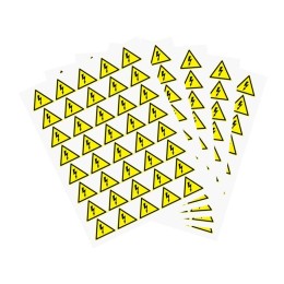56-0006-2 Rexant | Наклейка знак электробезопасности "Опасность поражения электротоком" 50х50х50мм (уп.50шт)