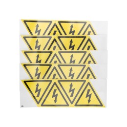 56-0006-4 Rexant | Наклейка знак электробезопасности "Опасность поражения электротоком" 85х85х85мм (уп.20шт)