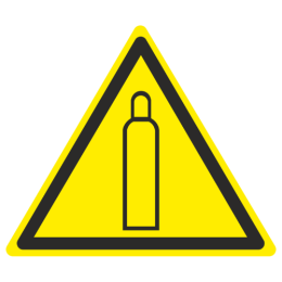 pn-w-19 EKF | Знак W 19 "Газовый баллон" 150х150х150мм пластик