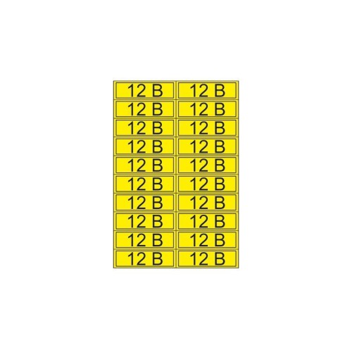55-0001 Rexant | Наклейка знак электробезопасности "12В" 15х50мм