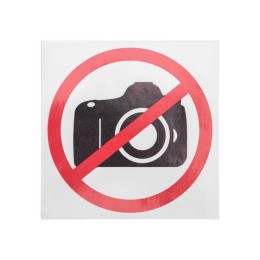 56-0043 Rexant | Наклейка запрещающий знак "Фотосъемка запрещена" 150х150мм