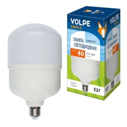 UL-00002905 Volpe | Лампа светодиодная LED-M80-40W/NW/E27 /FR/S Simple 40Вт матовая 4000К нейтр. бел. E27 (упак. картон)