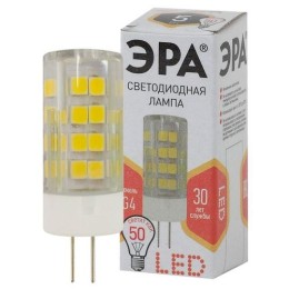 Б0027857 Эра | Лампа светодиодная JC-5w-220V-corn ceramics-827-G4 400лм