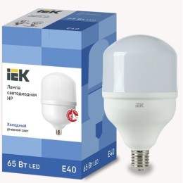 LLE-HP-65-230-65-E40 IEK | Лампа светодиодная HP 65Вт 230В 6500К E40