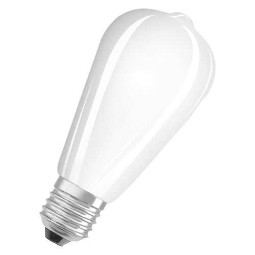 4058075590571 LEDVANCE | Лампа светодиодная филаментная PARATHOM CL Edison GL FR 55 non-dim 6.5W/827 E27 730лм 6.5Вт 2700К тепл. бел. E27 ST64 угол пучка 300град. 220-240В (замена 55Вт) матов. стекло