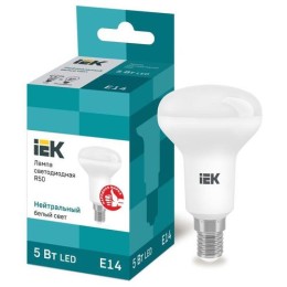 LLE-R50-5-230-40-E14 IEK | Лампа светодиодная Eco 5Вт R50 4000К нейтр. бел. E14 450лм 230-240В