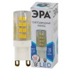 Б0027864 Эра | Лампа светодиодная JCD-5w-220V-corn ceramics-840-G9 400лм