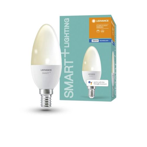 4058075485211 LEDVANCE | Лампа светодиодная SMART+ Candle Dimmable 40 5Вт/2700К E14