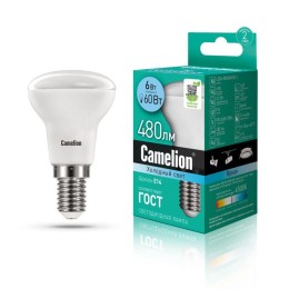 11659 Camelion | Лампа светодиодная LED6 R50/845/E14 6Вт 4500К бел. E14 480лм 220-240В
