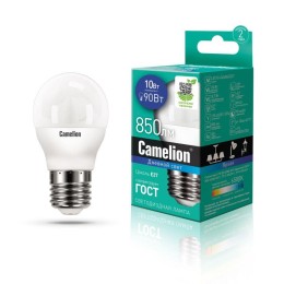 13570 Camelion | Лампа светодиодная LED10-G45/865/E27 10Вт 220В