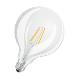 4058075602939 LEDVANCE | Лампа светодиодная филаментная LED SUPERSTAR+ CL GLOBE125 FIL 100 dim 11W/940 11Вт 4000К нейтр. бел. E27 1521лм G125 угол пучка 320град. 220-240В диммир. (замена 100Вт) прозр. стекло