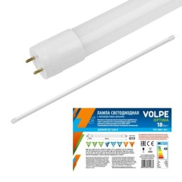 UL-00003085 Volpe | Лампа светодиодная LED-T8-18W/NW/G13/FR/FIX/O 18Вт матовая 4000К нейтр. бел. G13 неповорот. (упак. рукав)