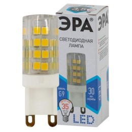 Б0027862 Эра | Лампа светодиодная JCD-3.5w-220V-corn ceramics-840-G9 280лм