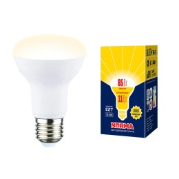 UL-00005774 Volpe | Лампа светодиодная LED-R63-11W/3000K/E27/FR/NR Norma 11Вт матовая 3000К тепл. бел. E27 (упак. картон)