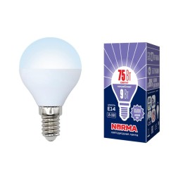 UL-00003824 Volpe | Лампа светодиодная LED-G45-9W/DW/E14/FR/NR Norma 9Вт матовая E14 (упак. картон)