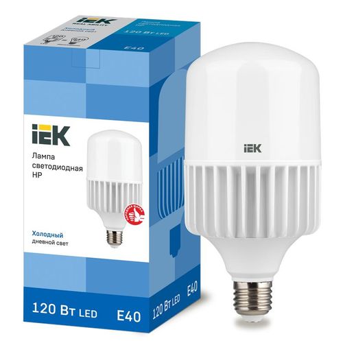 LLE-HP-120-230-65-E40 IEK | Лампа светодиодная HP 120Вт 6500К E40 230В