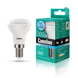 13354 Camelion | Лампа светодиодная LED4-R39/845/E14 4Вт 220В