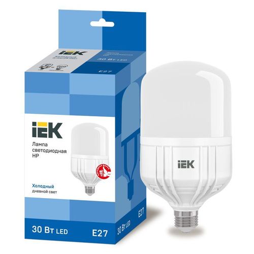 LLE-HP-30-230-65-E27 IEK | Лампа светодиодная HP 30Вт 230В 6500К E27