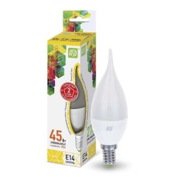 4690612004518 ASD | Лампа светодиодная LED-свеча на ветру-standard 5Вт свеча на ветру 3000К тепл. бел. E14 450лм 160-260В