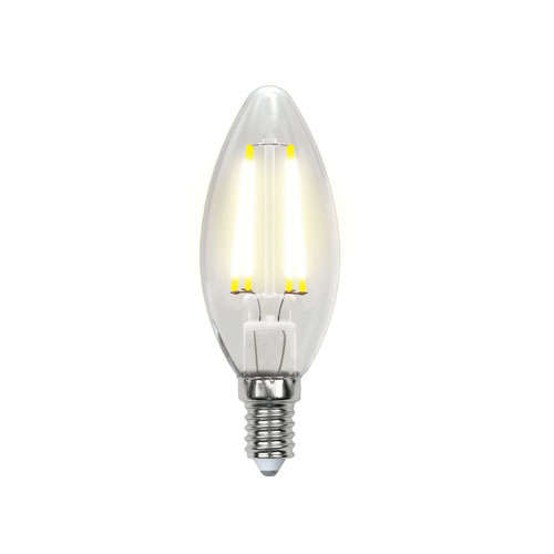 UL-00000199 Uniel | Лампа светодиодная LED-C35-6Вт/WW/E14/CL PLS02WH картон