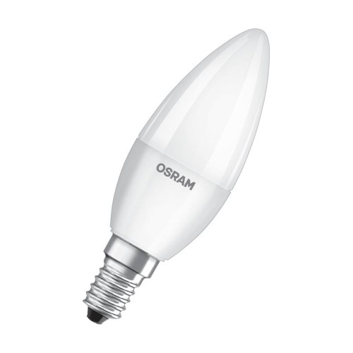 4058075579507 LEDVANCE | Лампа светодиодная LED Value LVCLB60 7SW/865 7Вт свеча матовая E27 230В 10х1 RU