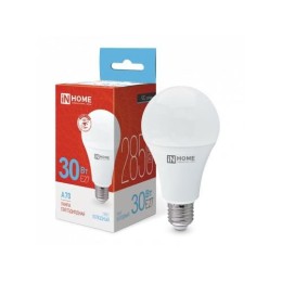 4690612024165 IN HOME | Лампа светодиодная LED-A70-VC 30Вт грушевидная 6500К холод. бел. E27 2850лм 230В IN