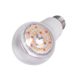 UL-00007405 Uniel | Лампа светодиодная LED-A60-15W/SPFB/E27/CL PLP30WH 15Вт A60 грушевидная прозрачная для растений спектр для фотосинтеза (упак. картон)