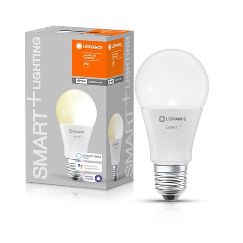 4058075485358 LEDVANCE | Лампа светодиодная SMART+ WiFi Classic Dimmable 60 9Вт/2700К E27