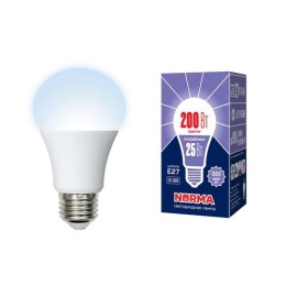 UL-00004471 Volpe | Лампа светодиодная LED-A70-25W/6500K/E27/FR/NR Norma 25Вт матовая 6500К холод. бел. E27 (упак. картон)