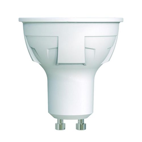 UL-00003990 Uniel | Лампа светодиодная LED-JCDR 6W/WW/GU10/FR/DIM PLP01WH Яркая JCDR 6Вт матовая 3000К тепл. бел. GU10 диммир. (упак. картон)