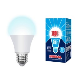 UL-00004029 Volpe | Лампа светодиодная LED-A65-20W/NW/E27/FR/NR Norma 20Вт матовая E27 (упак. картон)