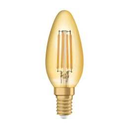 4058075293434 LEDVANCE | Лампа светодиодная филаментная Vintage 1906 LED CL B FIL GOLD 35 non-dim 4W/825 4Вт тепл. бел. E14 (замена 35Вт) зол.