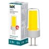 LLE-COB-3-230-40-G4 IEK | Лампа светодиодная COB 3Вт капсульная 4000К нейтр. бел. G4 230В керамика