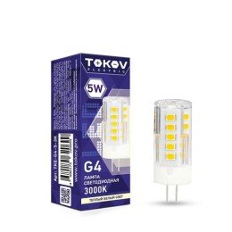 TKE-G4-5-3K TOKOV ELECTRIC | Лампа светодиодная 5Вт Capsule 3000К G4 220-240В TOKOV