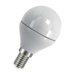 4058075579651 LEDVANCE | Лампа светодиодная LED Value LVCLP60 7SW/840 7Вт шар матовая E14 230В 10х1 RU