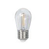 5040625 JazzWay | Лампа светодиодная филаментная PLED-ECO-S14 1Вт 2700К тепл. бел. CLEAR E27 для Белт-лайт